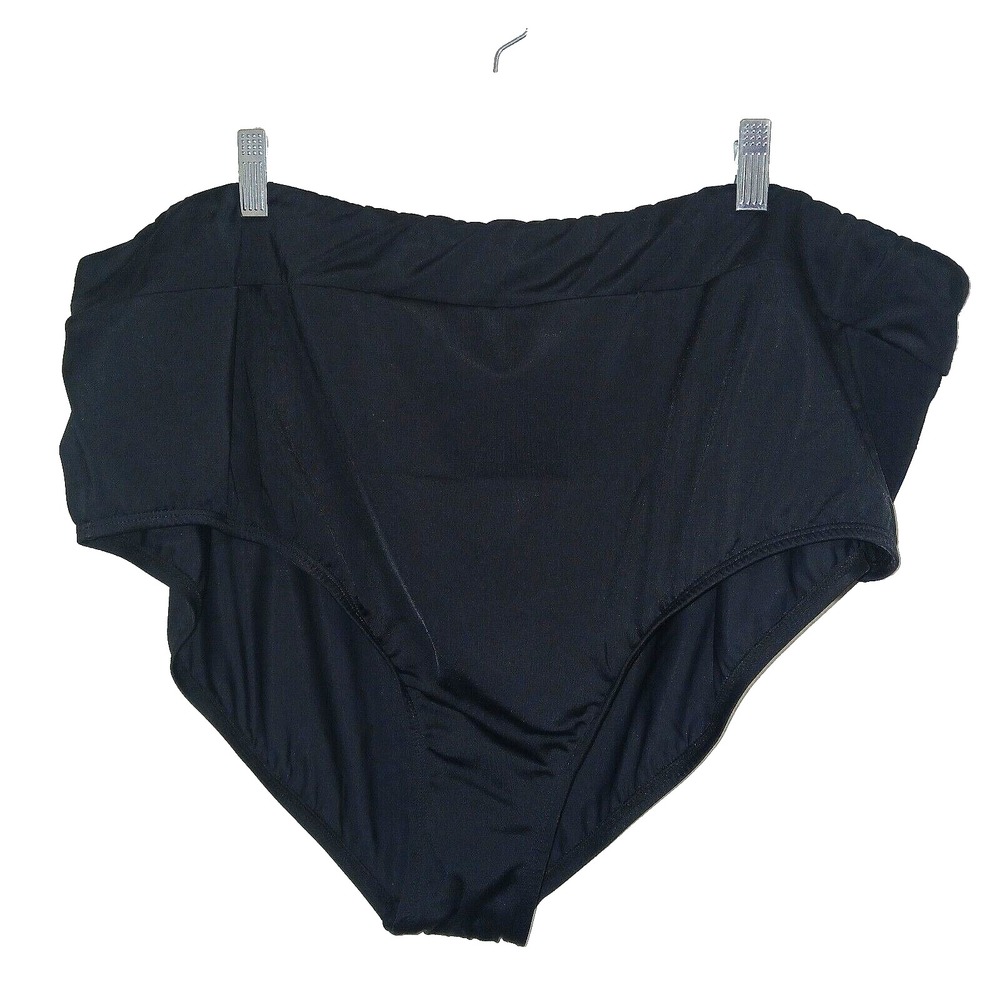 Bal Harbour Swim Women Bottom 3X Black Beach Cruise Ocean Pool Resort Vacation